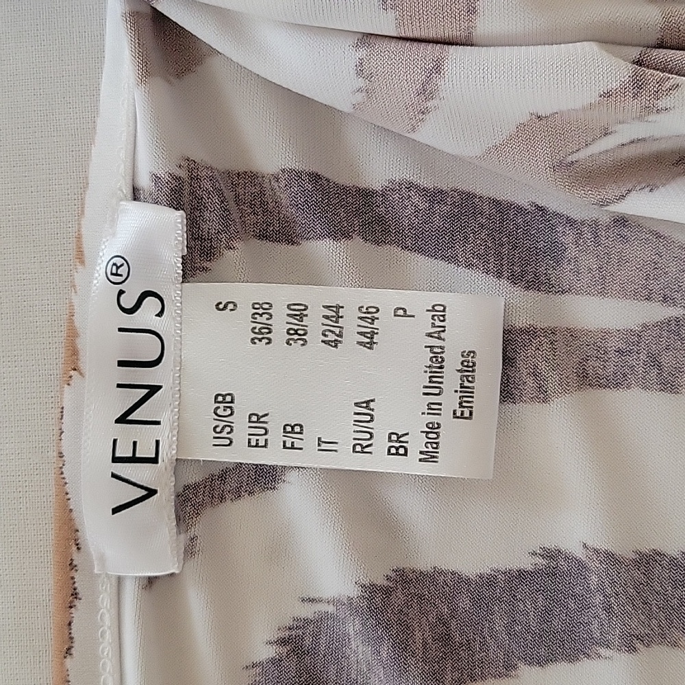 Venus Zebra Print Square Neck Top - Picture 3 of 8